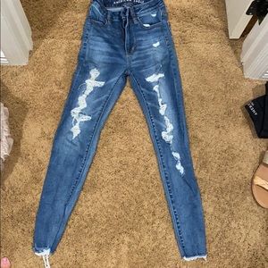 American Eagle Super High Rose Jegging Jeans